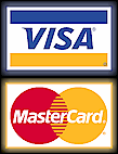 Barcode Printer Services, Ltd., accepts your Visa or MasterCard for Purchases and Repairs.